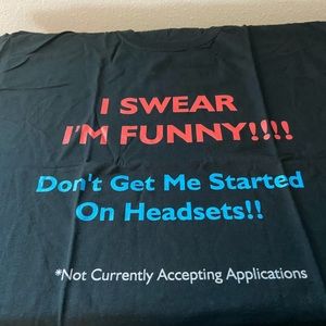 NWT Custom Tee Shirt W@H joke funny XL Unisex